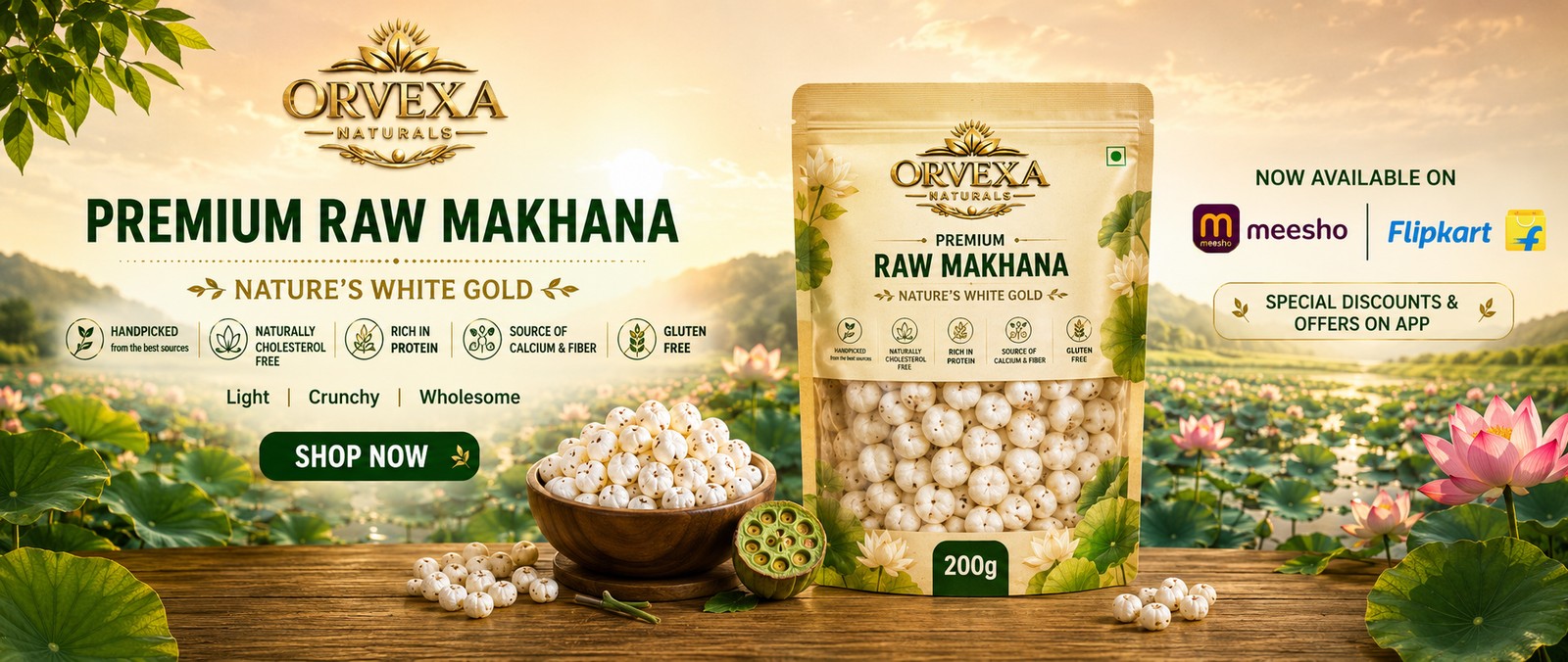 Premium Raw Makhana