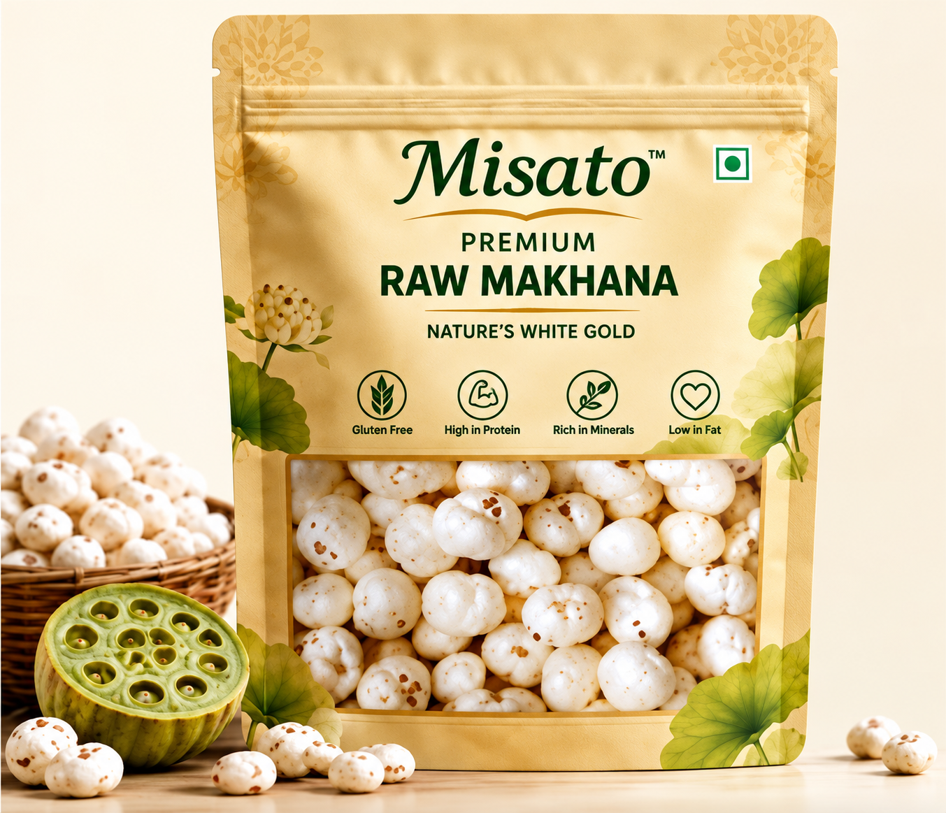 Misato Premium Raw Makhana